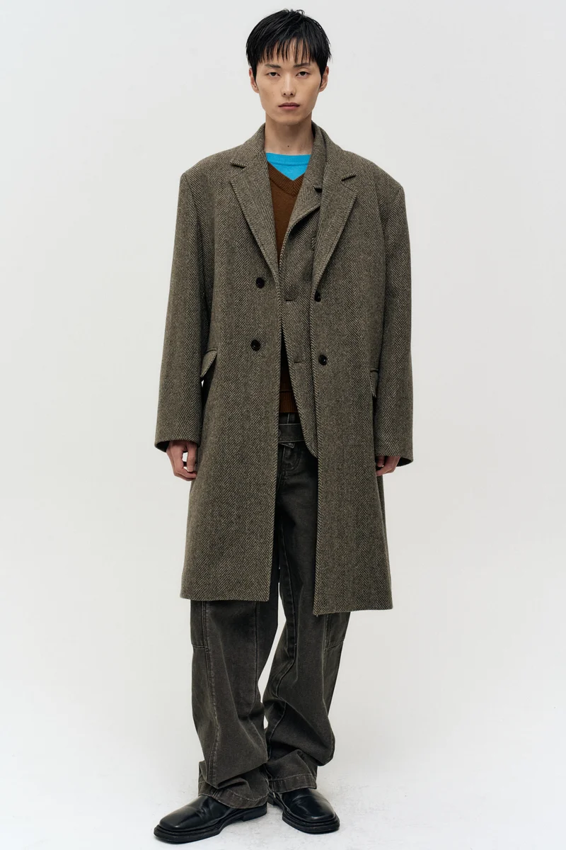 LAYERED CHESTERFIELD COAT 7