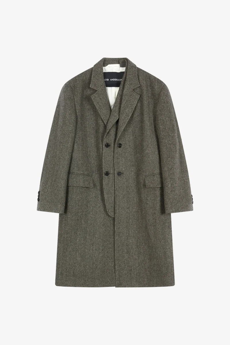 LAYERED CHESTERFIELD COAT 9