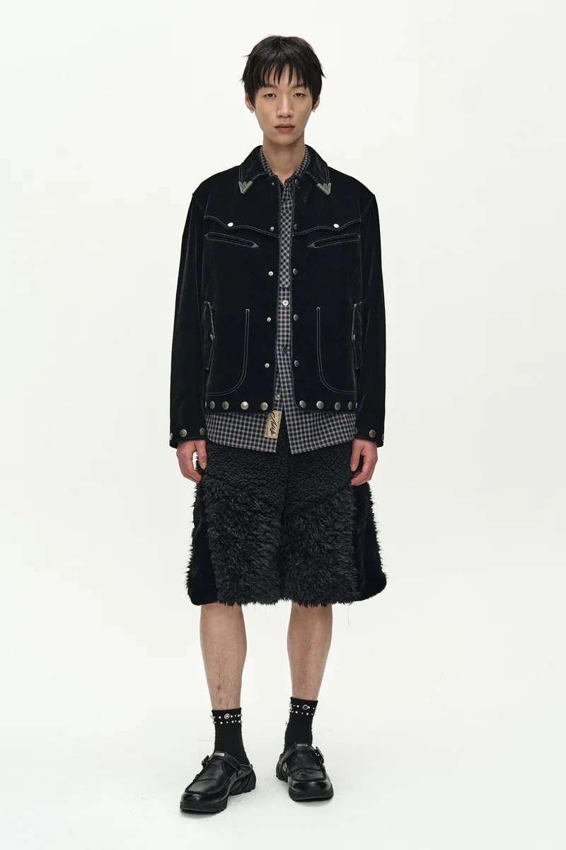ATLANTA FLOCK VELVET JACKET 3