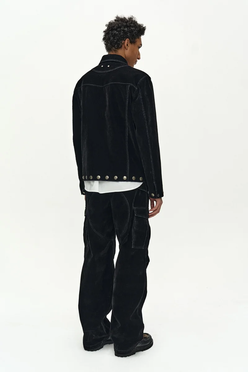 ATLANTA FLOCK VELVET JACKET 6