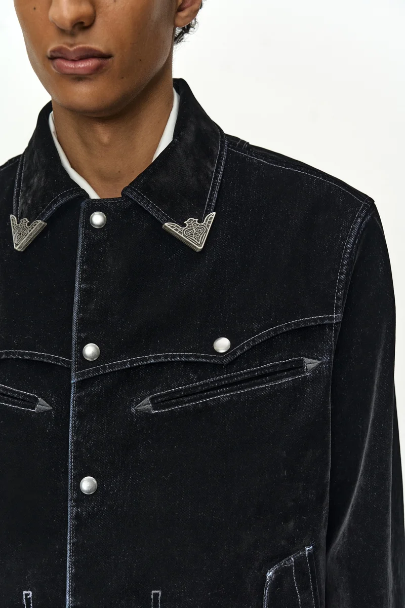 ATLANTA FLOCK VELVET JACKET 10