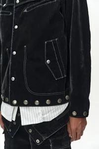 ATLANTA FLOCK VELVET JACKET thumb 11