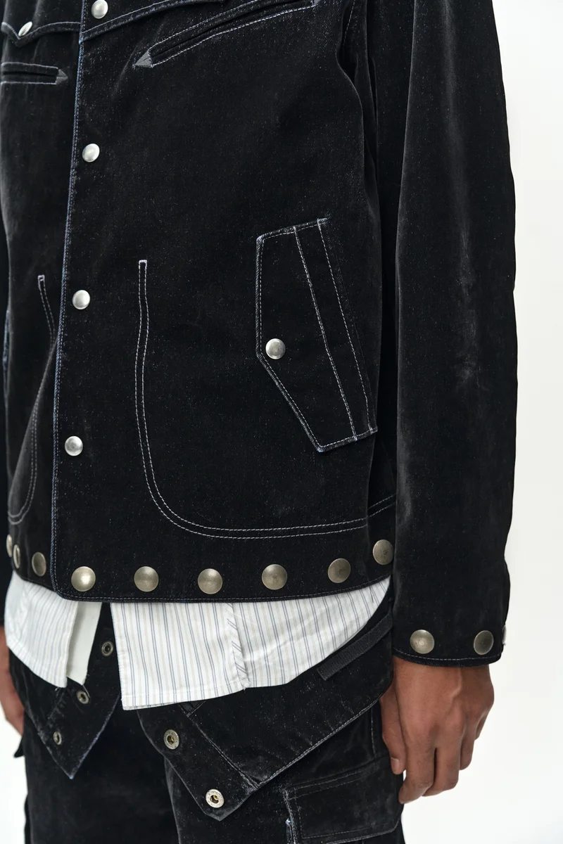 ATLANTA FLOCK VELVET JACKET 11