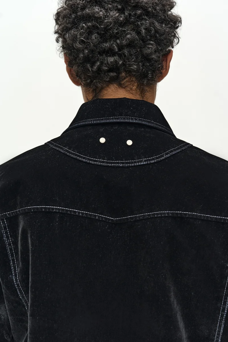 ATLANTA FLOCK VELVET JACKET 12