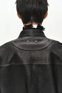 SEGMENT MOTO LEATHER JACKET thumb 10