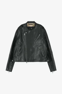 SEGMENT MOTO LEATHER JACKET thumb 14