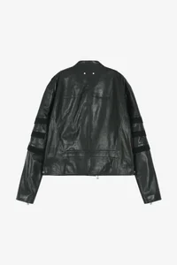 SEGMENT MOTO LEATHER JACKET thumb 15
