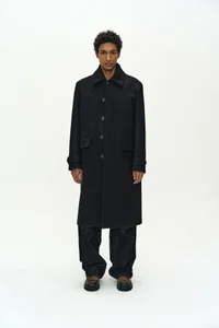 DETACHABLE FUR COLLAR CHESTERFIELD COAT thumb 10