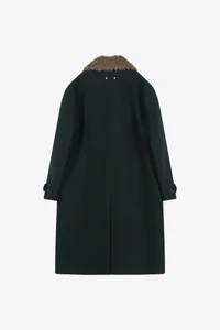 DETACHABLE FUR COLLAR CHESTERFIELD COAT thumb 12
