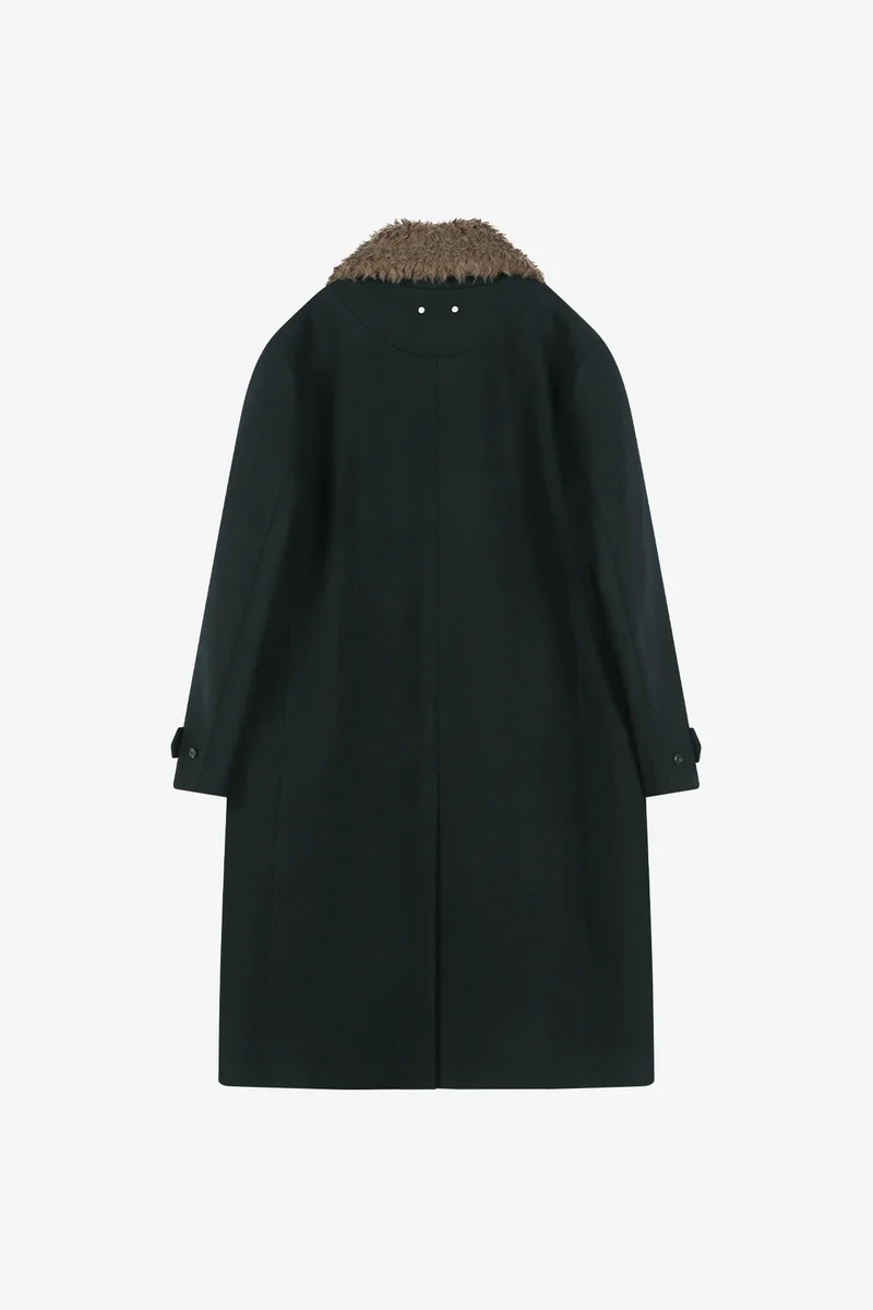 DETACHABLE FUR COLLAR CHESTERFIELD COAT 12