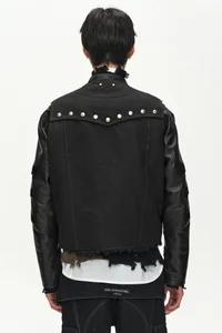 UNISEX REVERSIBLE COLLARLESS FUR VEST thumb 15