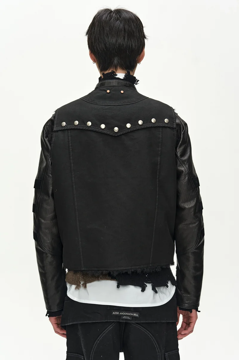 UNISEX REVERSIBLE COLLARLESS FUR VEST 15