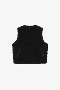 UNISEX REVERSIBLE COLLARLESS FUR VEST thumb 18