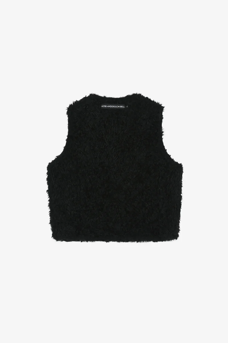 UNISEX REVERSIBLE COLLARLESS FUR VEST 19