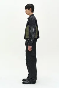 NYLON PATCH RACING DENIM COMBO JACKET thumb 5