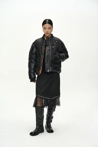 UNISEX BOMBER LAYERED DOWN JACKET thumb 2