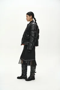 UNISEX BOMBER LAYERED DOWN JACKET thumb 3