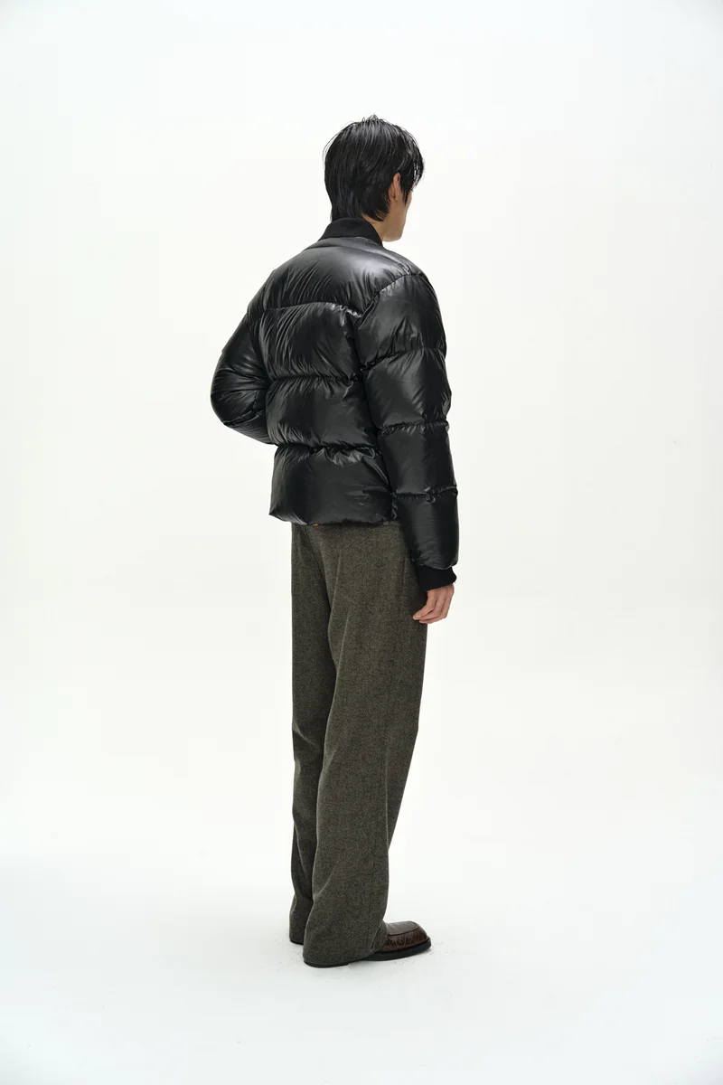 UNISEX BOMBER LAYERED DOWN JACKET 4