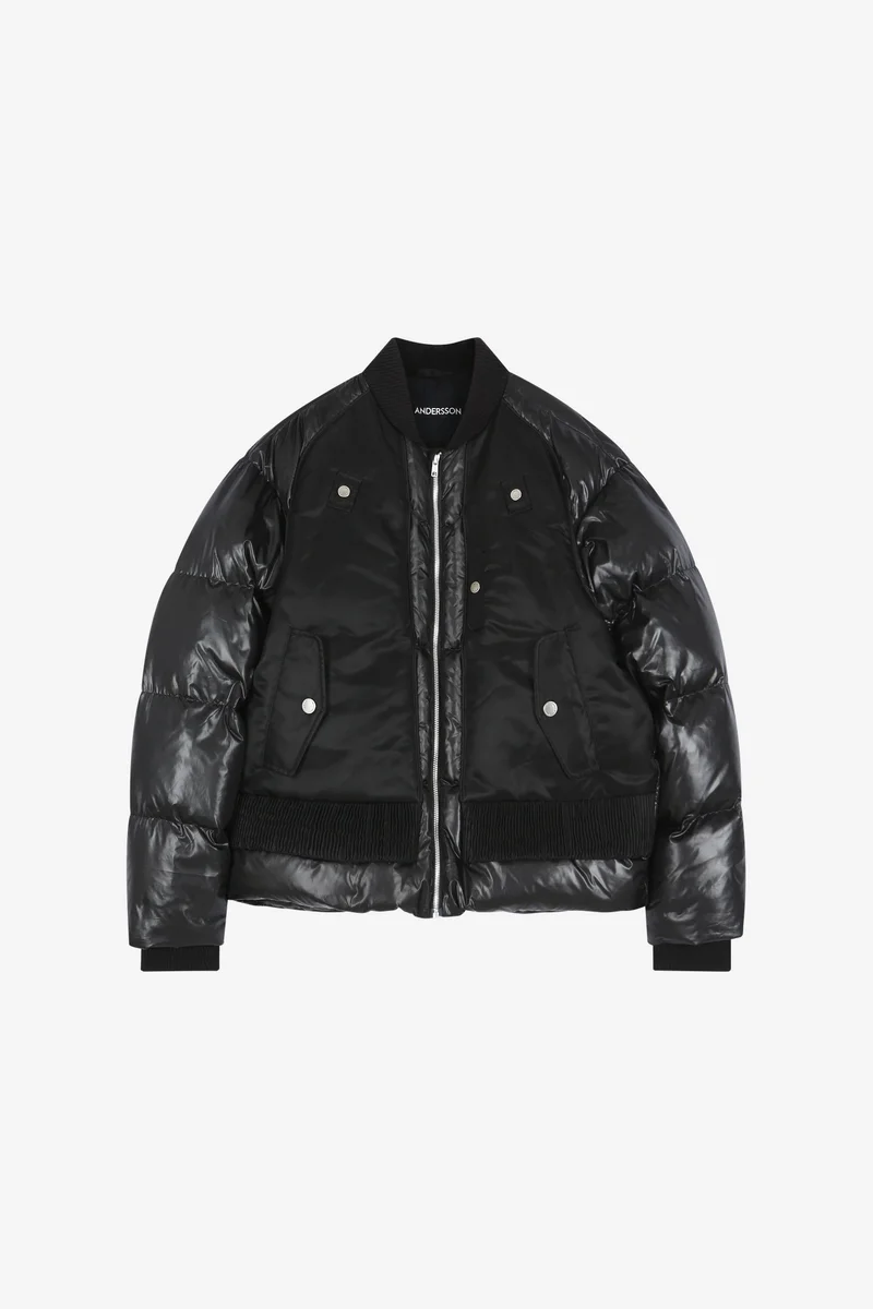 UNISEX BOMBER LAYERED DOWN JACKET 14