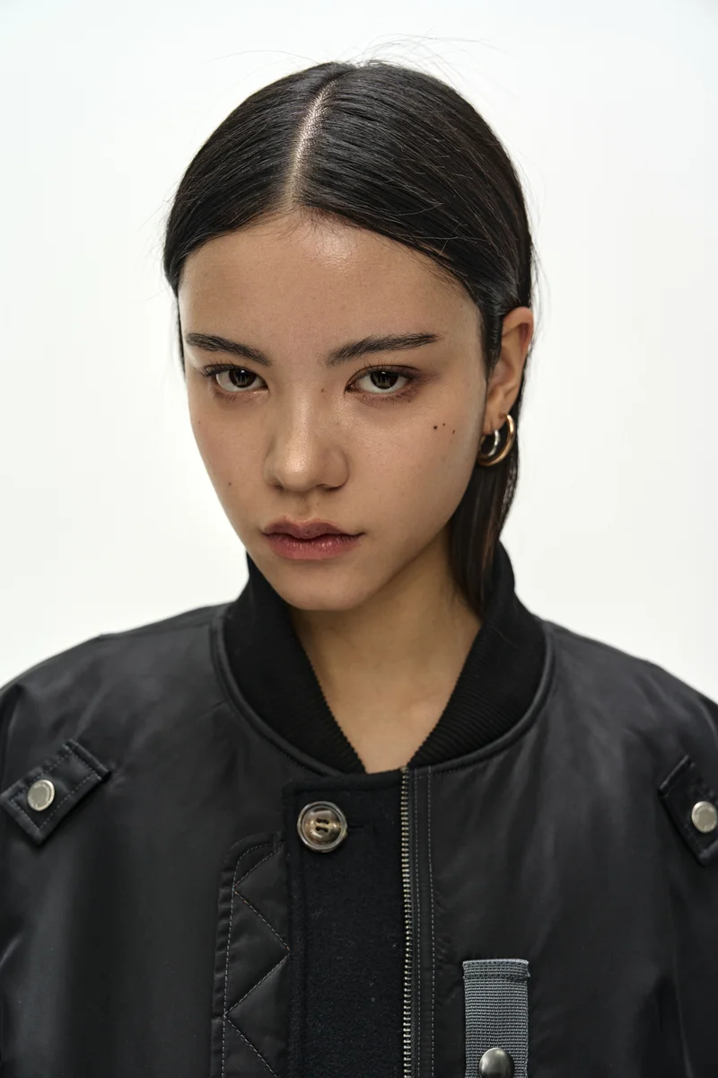 UNISEX DECONSTRUCTED LAYERED BOMBER COAT 9