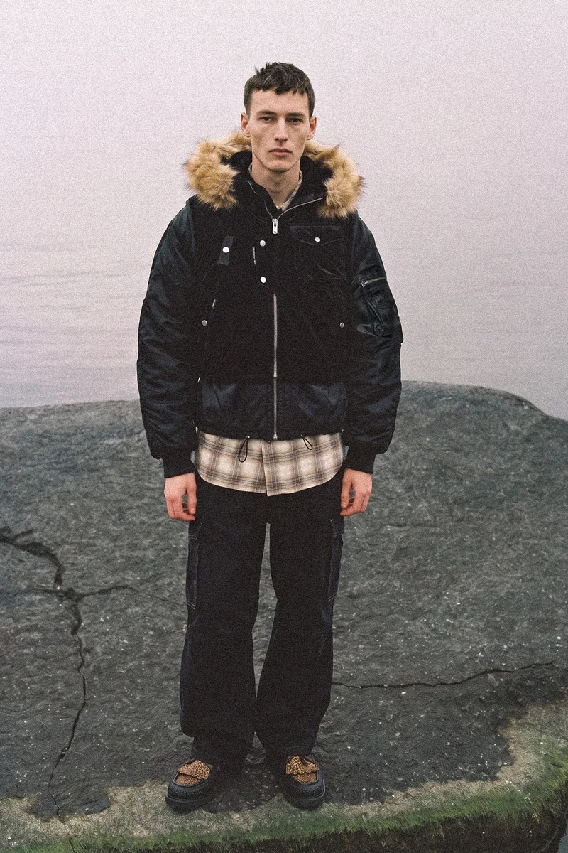 ANDERSSON BELL X ALPHA INDUSTRIES VEST LAYERED N-2B JACKET 1