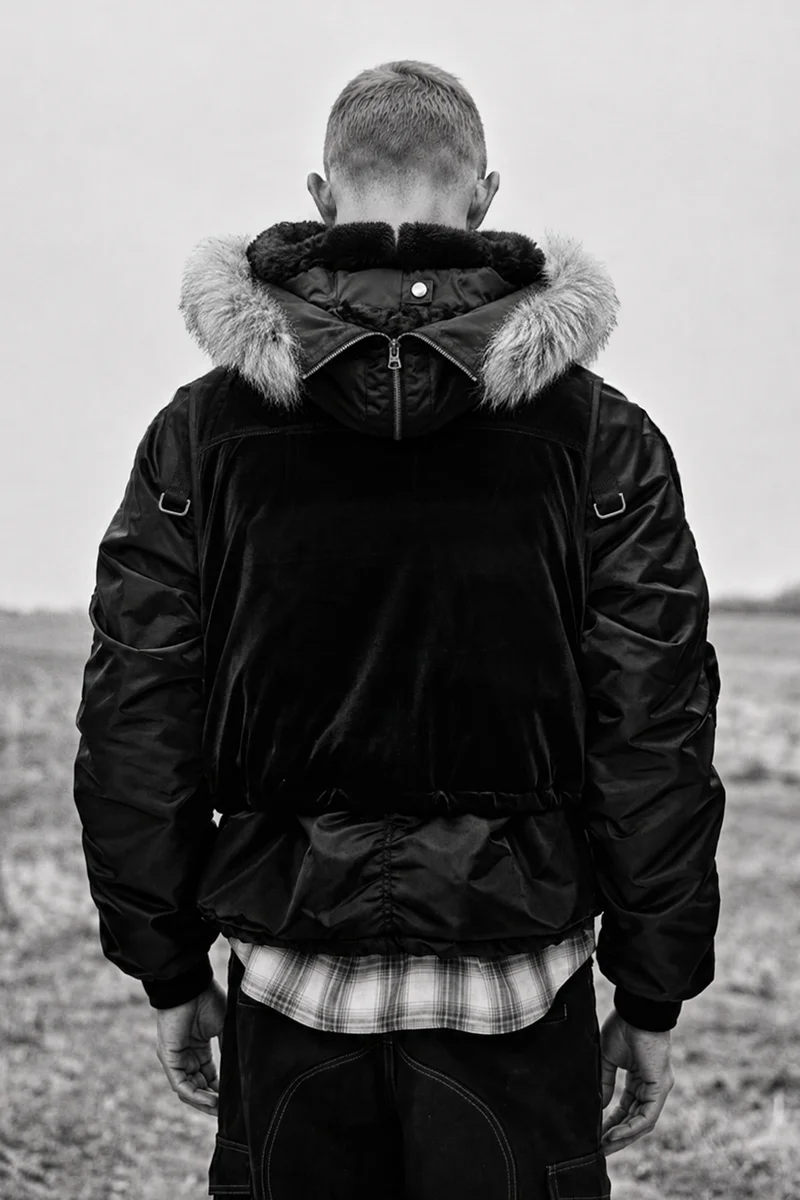 ANDERSSON BELL X ALPHA INDUSTRIES VEST LAYERED N-2B JACKET 3