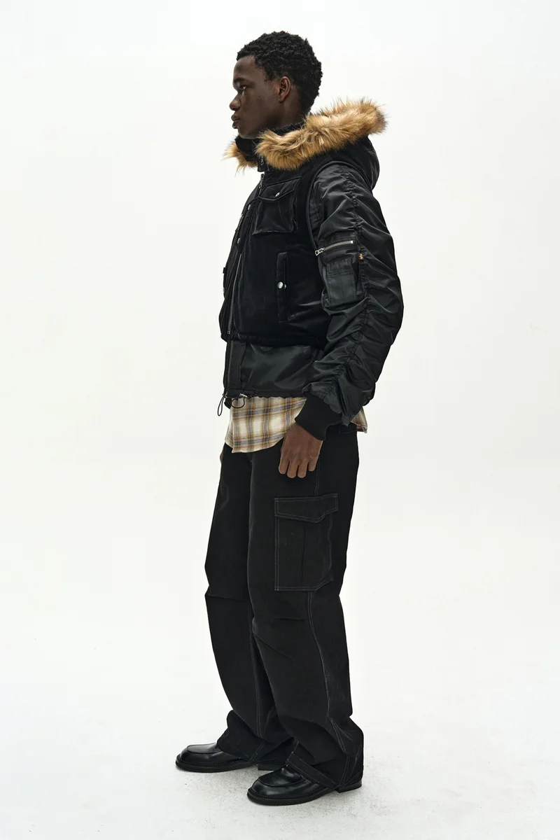 ANDERSSON BELL X ALPHA INDUSTRIES VEST LAYERED N-2B JACKET 8