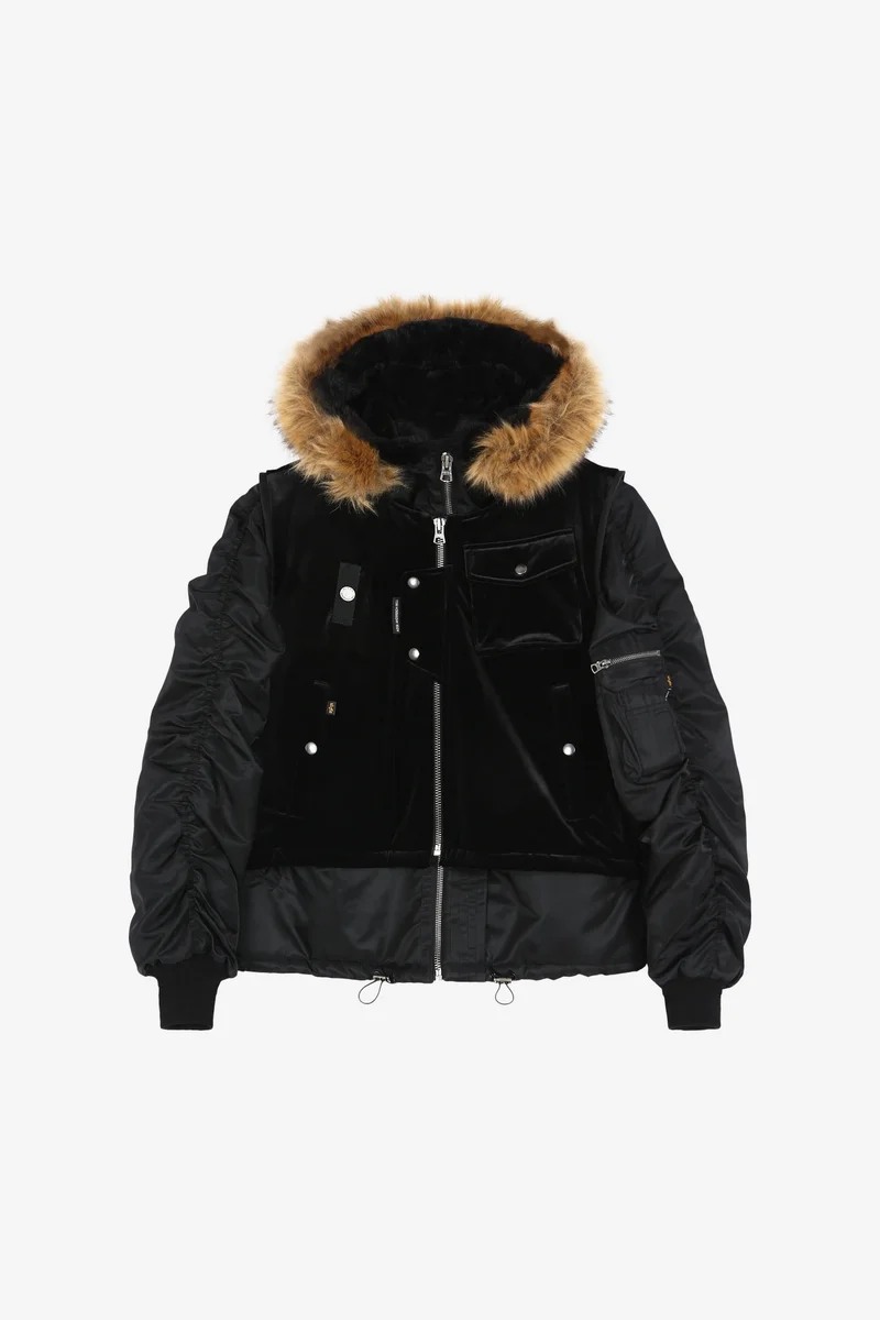 ANDERSSON BELL X ALPHA INDUSTRIES VEST LAYERED N-2B JACKET 16