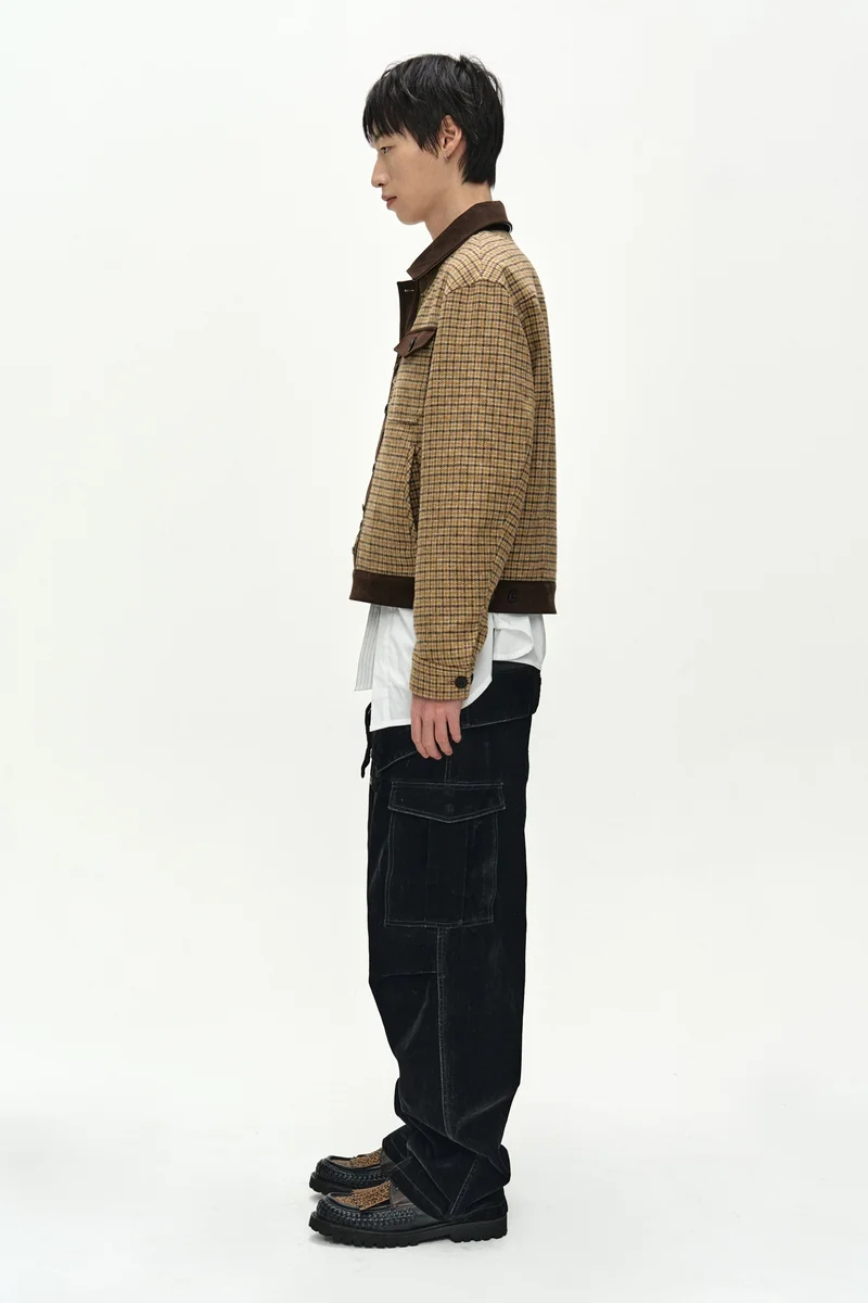 JAPANESE TWEED TRUCKER JACKET 2