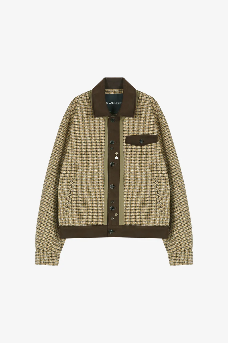 JAPANESE TWEED TRUCKER JACKET 8