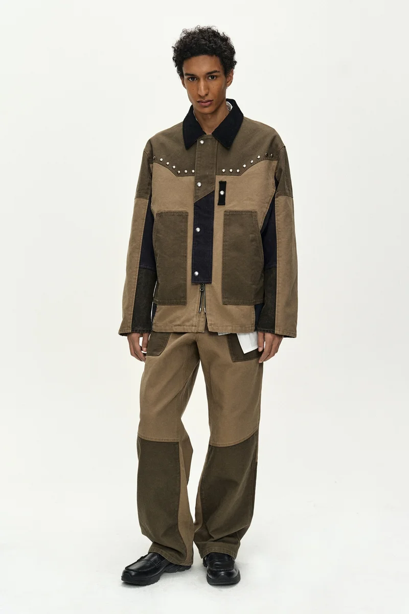 AUSTIN PATCHWORK WASHED JACKET 1
