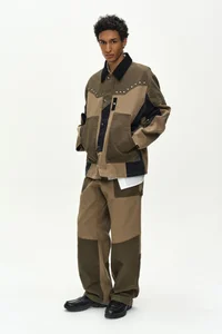 AUSTIN PATCHWORK WASHED JACKET thumb 2