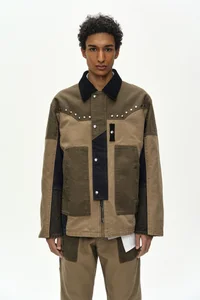 AUSTIN PATCHWORK WASHED JACKET thumb 5
