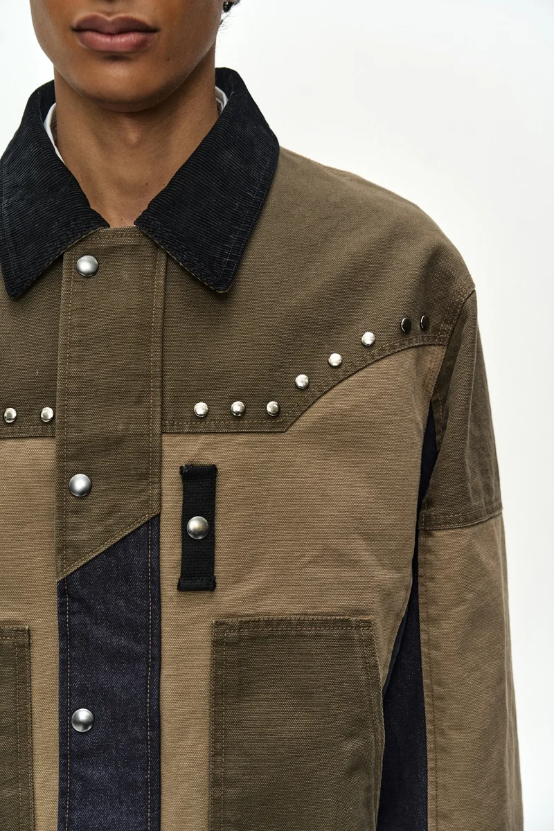 AUSTIN PATCHWORK WASHED JACKET 7
