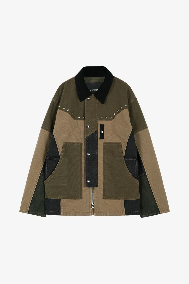AUSTIN PATCHWORK WASHED JACKET 11