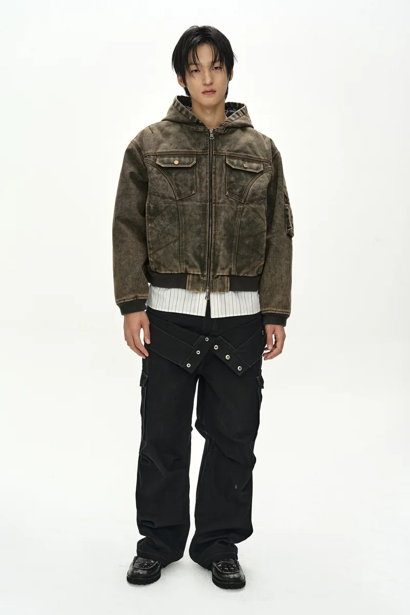 MILLY WASHED HOODIE JACKET 2