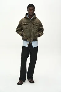 MILLY WASHED HOODIE JACKET thumb 3