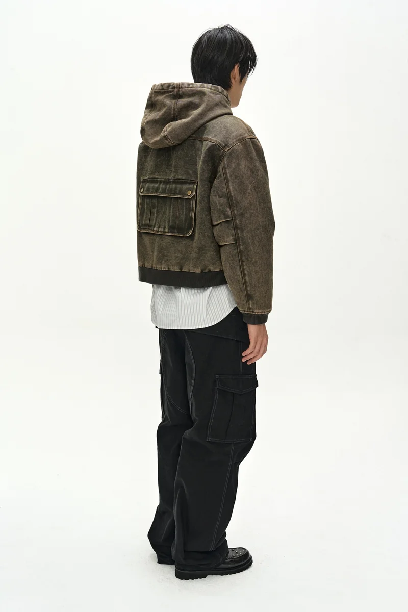 MILLY WASHED HOODIE JACKET 4
