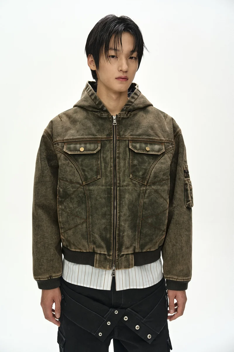 MILLY WASHED HOODIE JACKET 6