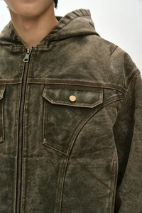 MILLY WASHED HOODIE JACKET thumb 8