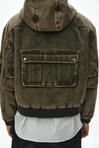 MILLY WASHED HOODIE JACKET thumb 9