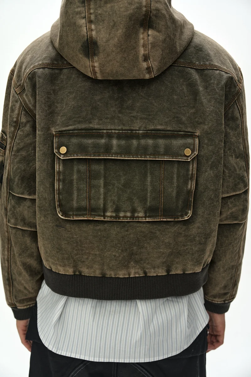 MILLY WASHED HOODIE JACKET 9