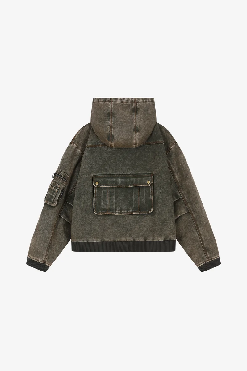 MILLY WASHED HOODIE JACKET 11