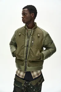 UNISEX BOMBER LAYERED DOWN JACKET thumb 6