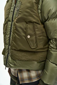UNISEX BOMBER LAYERED DOWN JACKET thumb 9