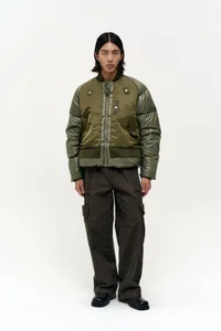 UNISEX BOMBER LAYERED DOWN JACKET thumb 11