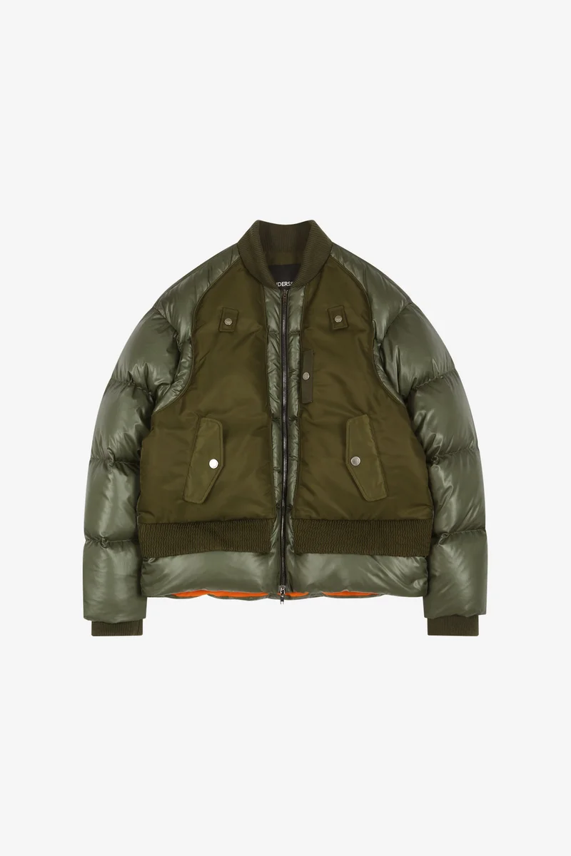 UNISEX BOMBER LAYERED DOWN JACKET 13