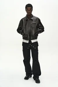BUFFALO LEATHER BOMBER JACKET thumb 3