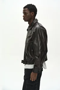 BUFFALO LEATHER BOMBER JACKET thumb 8