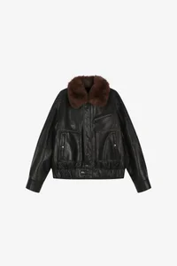 BUFFALO LEATHER BOMBER JACKET thumb 12